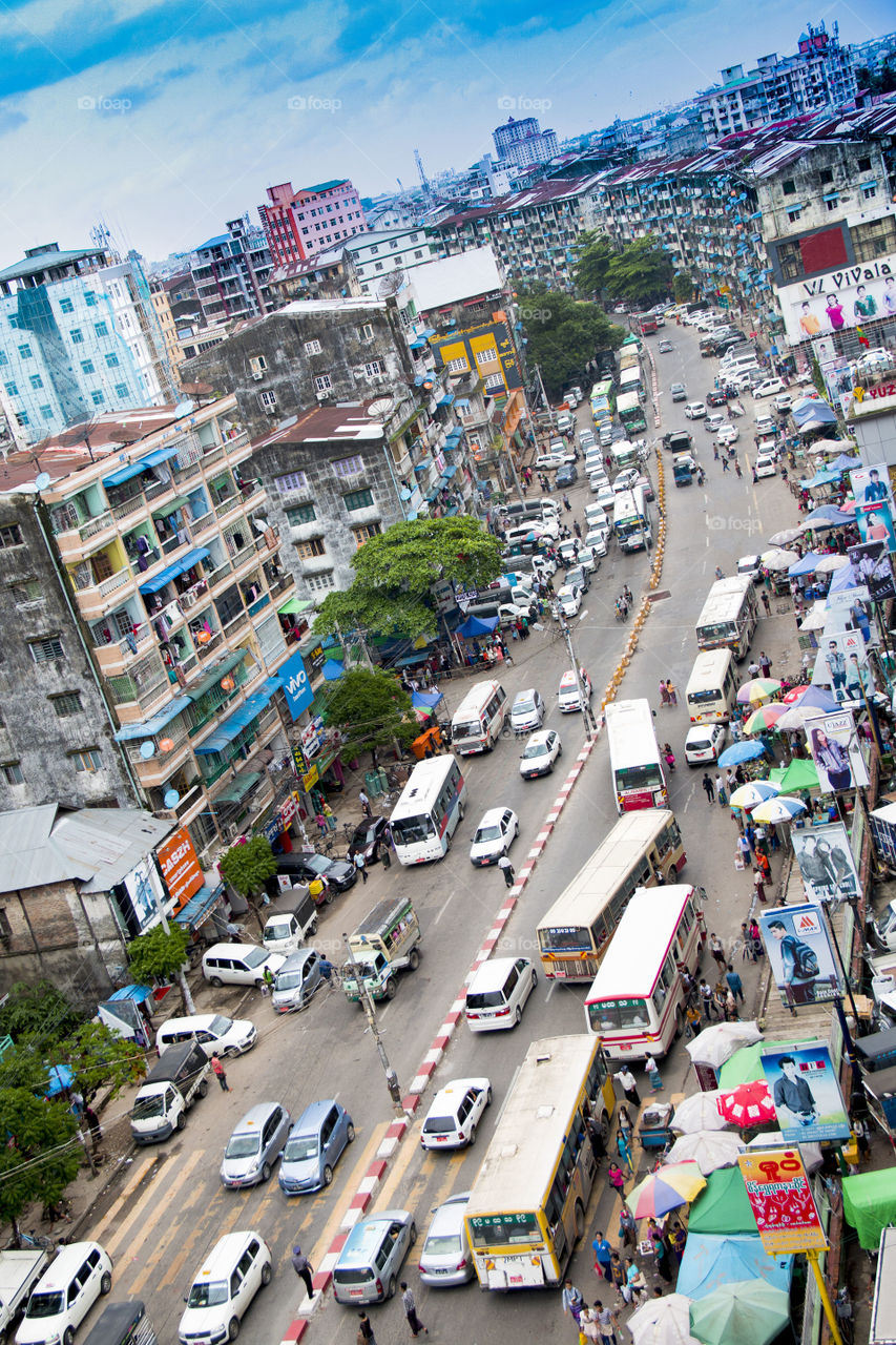 Yangon, Myanmar.