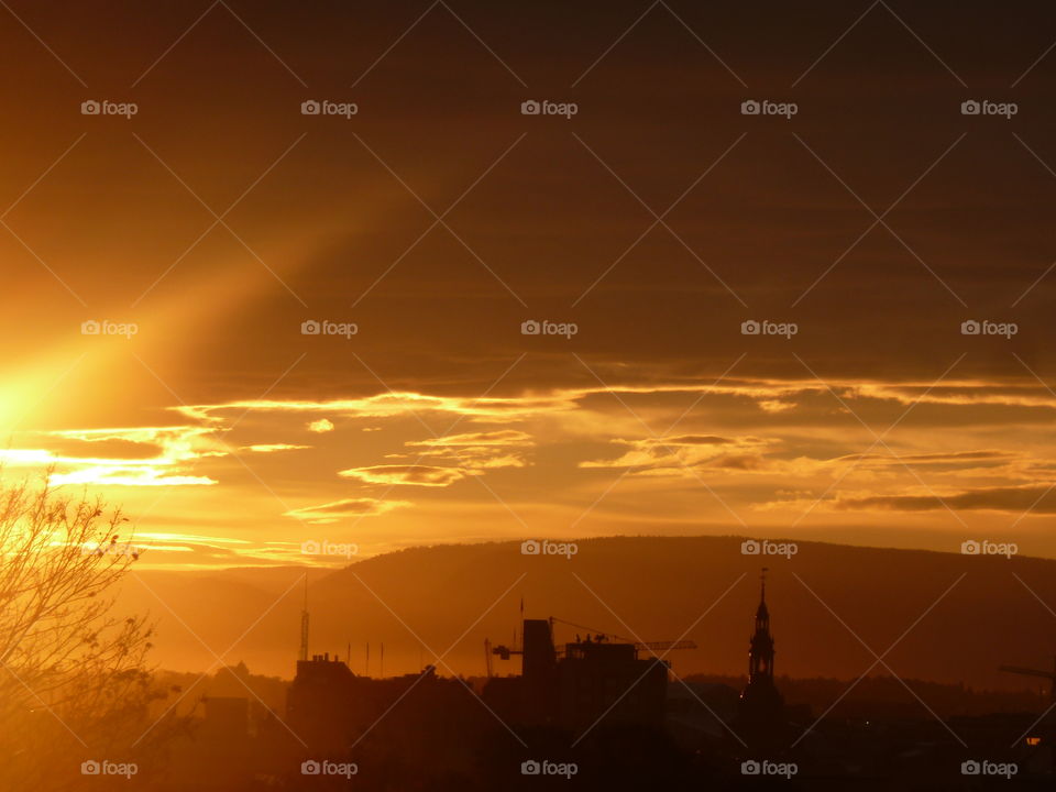 Golden Hour. Golden hour in Oslo, Norway.