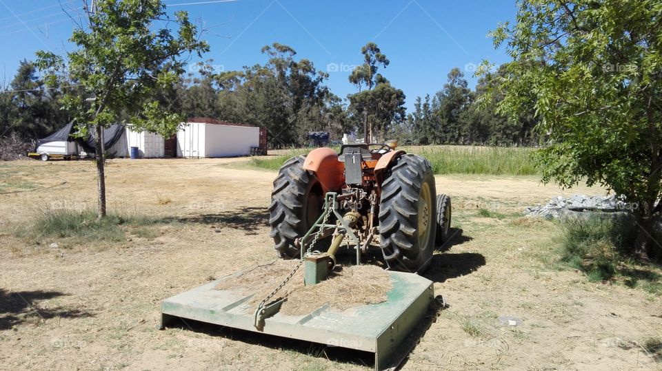 tractor and farming