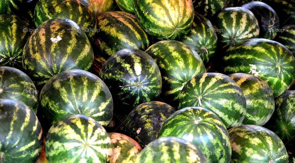 Watermelon on The market