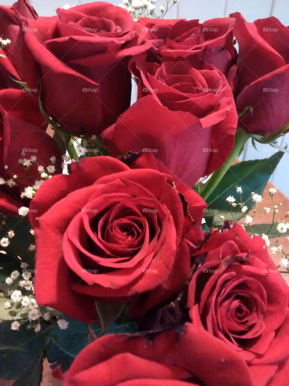 red roses for Mom. Red roses tell mom you love her on mother's day... or any other day! Works for boyfriends and husband too!