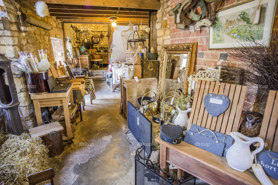 Antiques. Antique shop