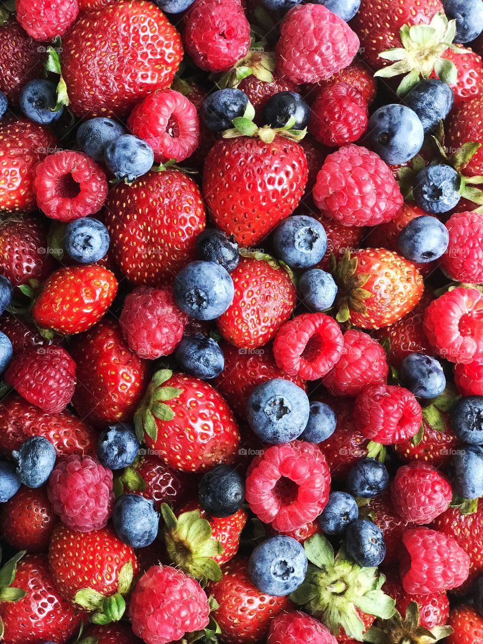 Summer photo. Background of berries