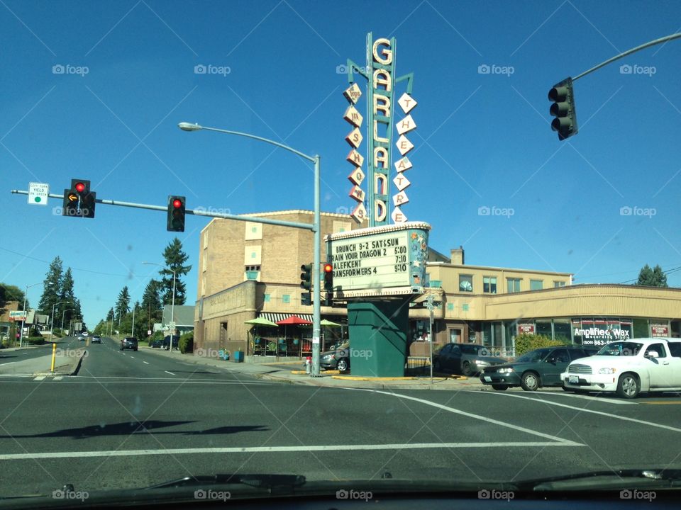Old Garland theater in Spokane WA 