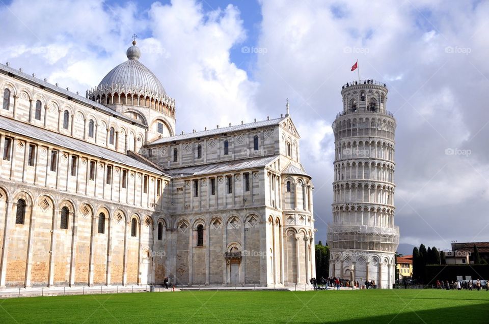 Pisa tower and church