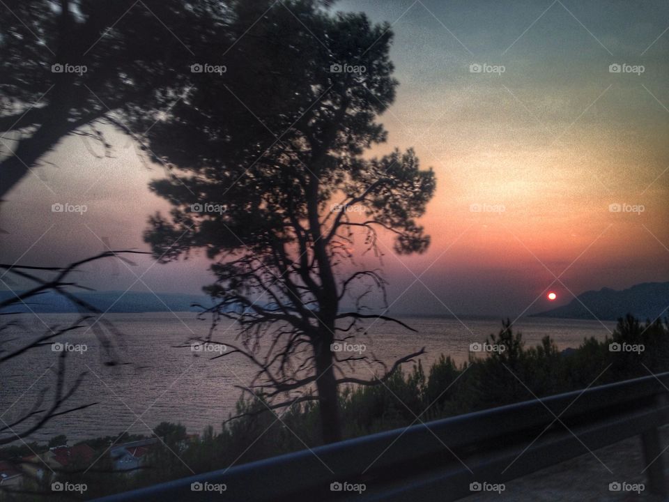 Sunset. Croatia 