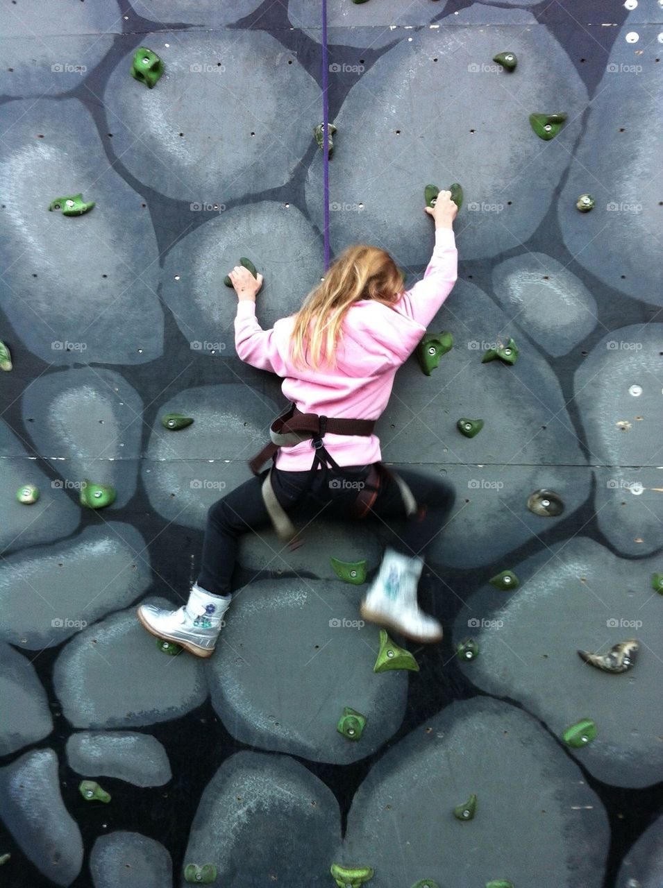 Climbing The wall