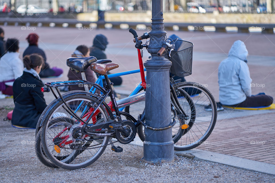 Park your Bici and Lets Meditate 