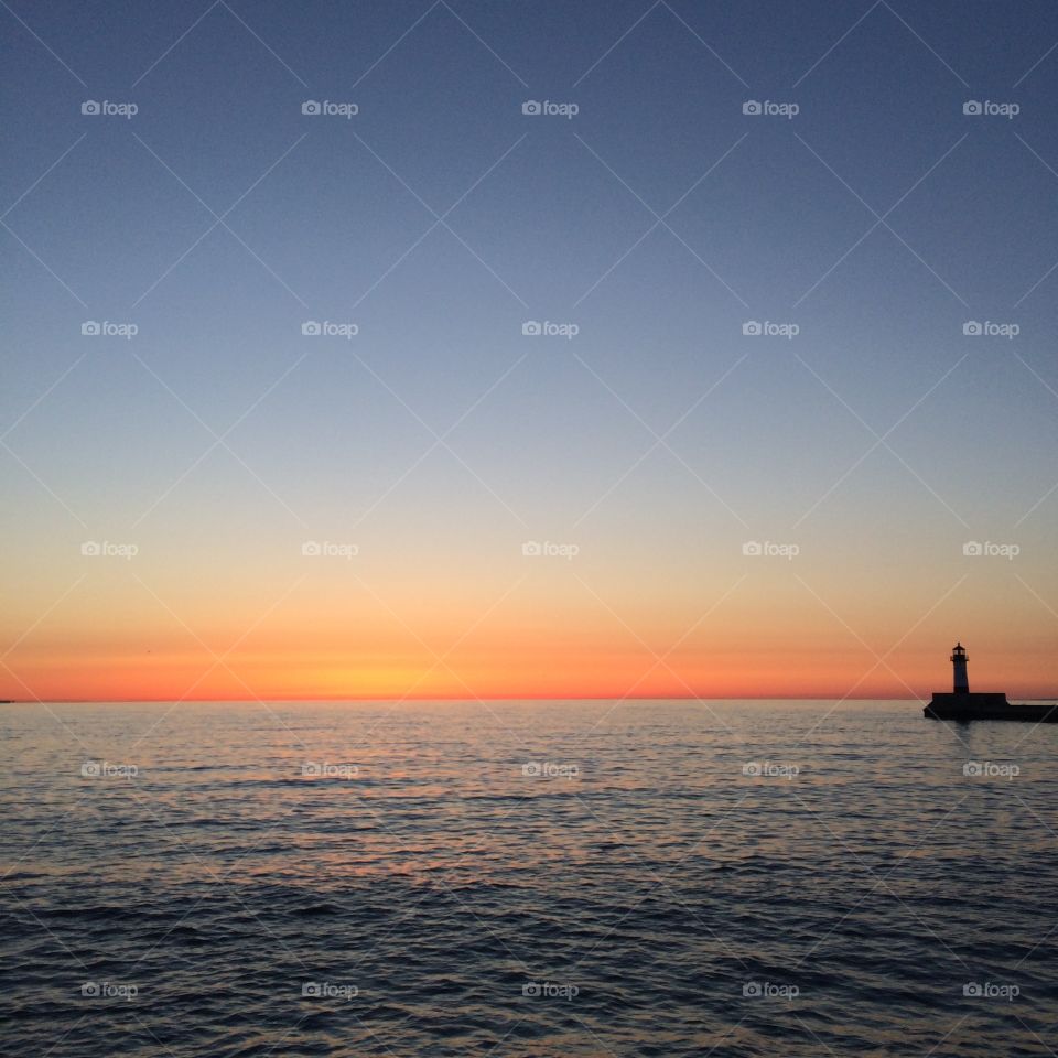 Small lighthouse in Duluth