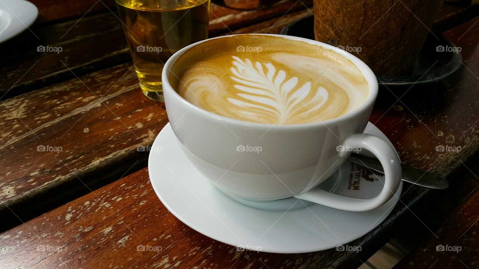 latte coffee art