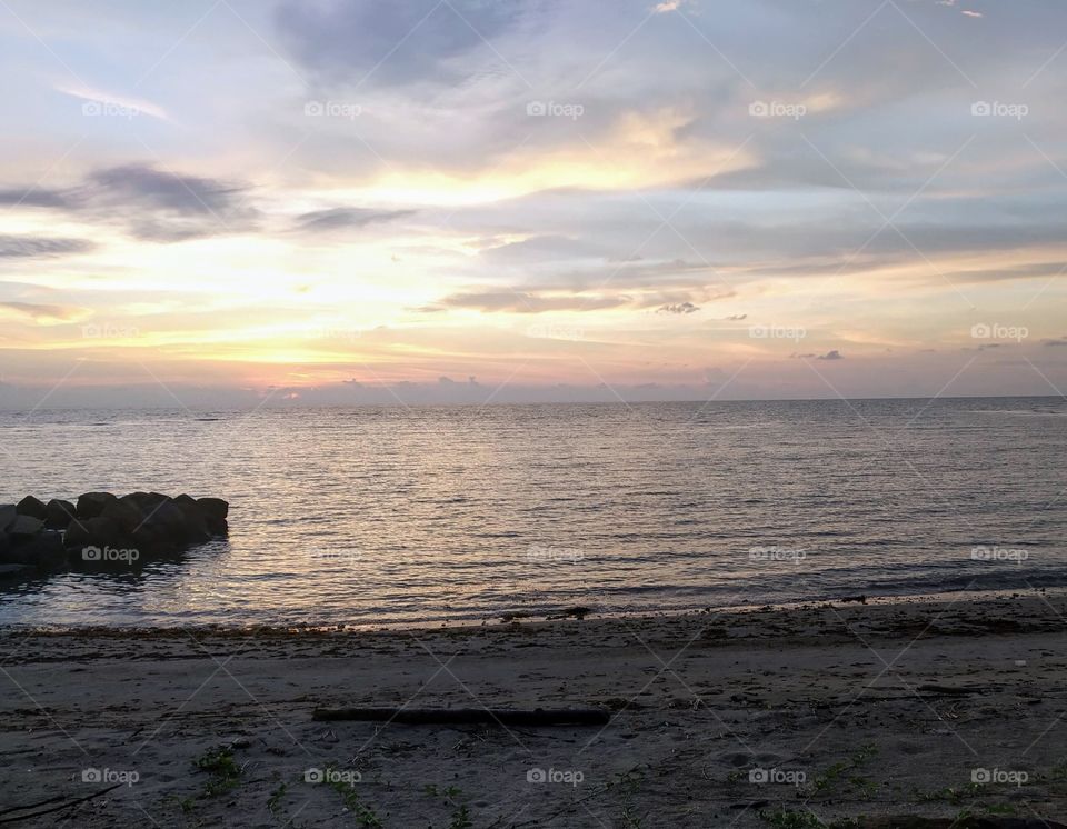 Sunset, Inderagusu, Sungai Labu, Labuan, Malaysia