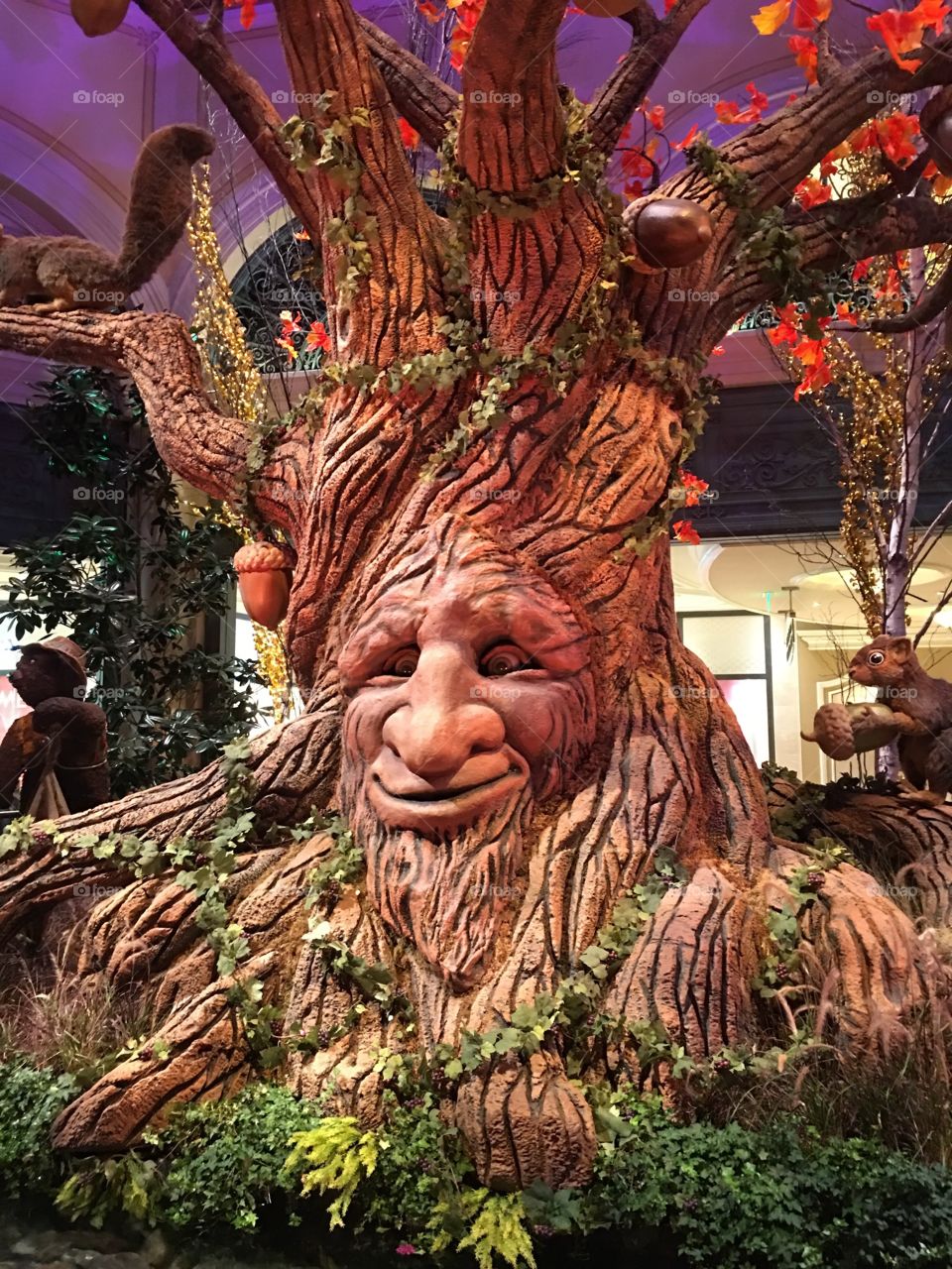 Magical tree at the Bellagio exhibit Las Vegas 