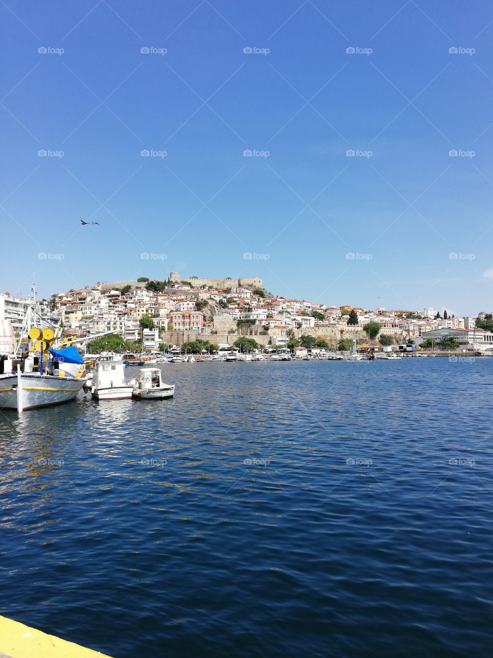 A lovely day in Kavala, Greece.