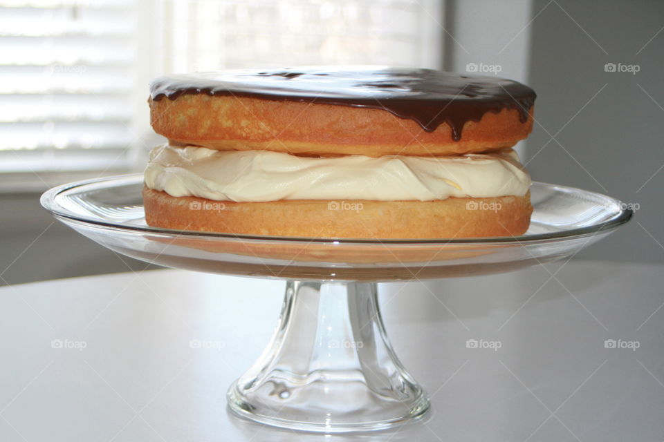 Boston Cream Pie Cake