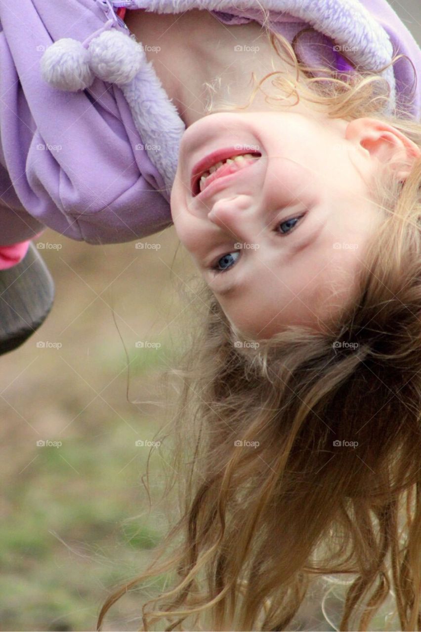 Close-up of laughing girl