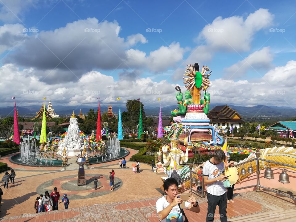 A corner in sangkaew temple