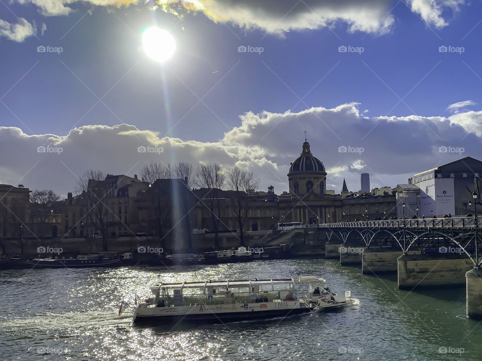 Beautiful scenery by the river