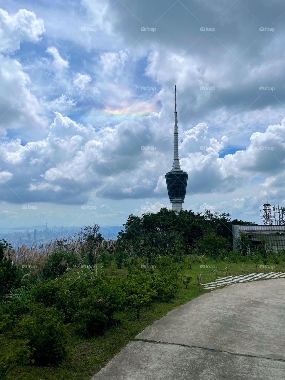 blue sky and white clouds