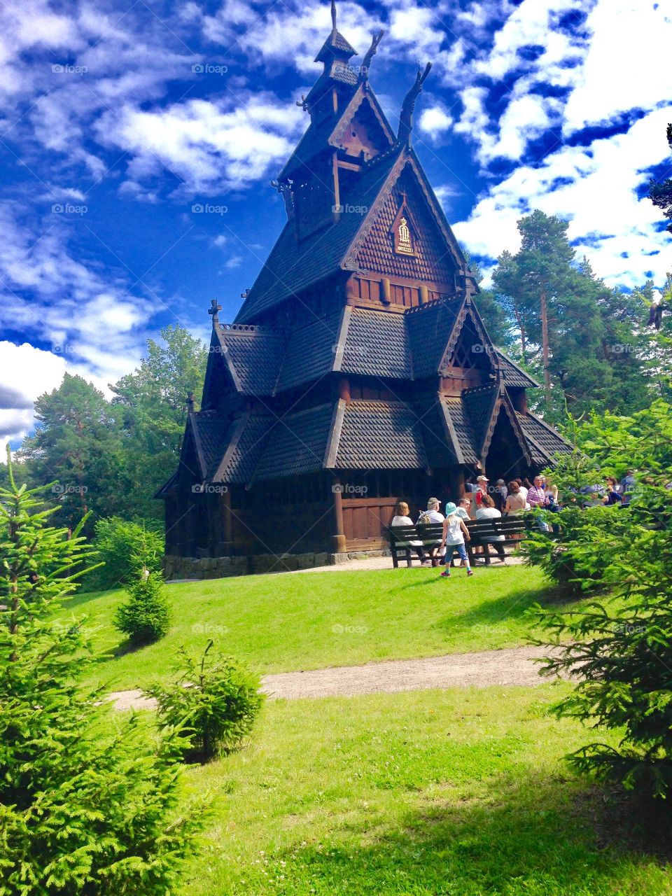 Norwegian outdoor museum 