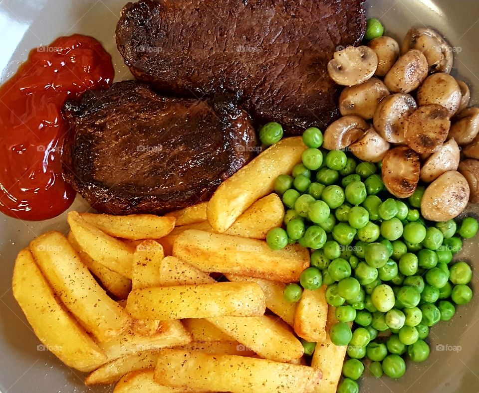 Steak and Chips