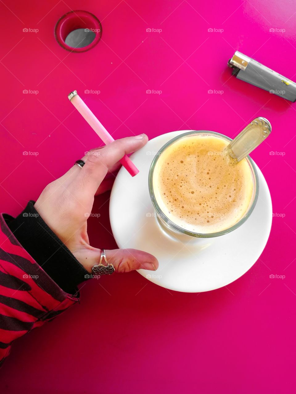 Close-Up of a coffee