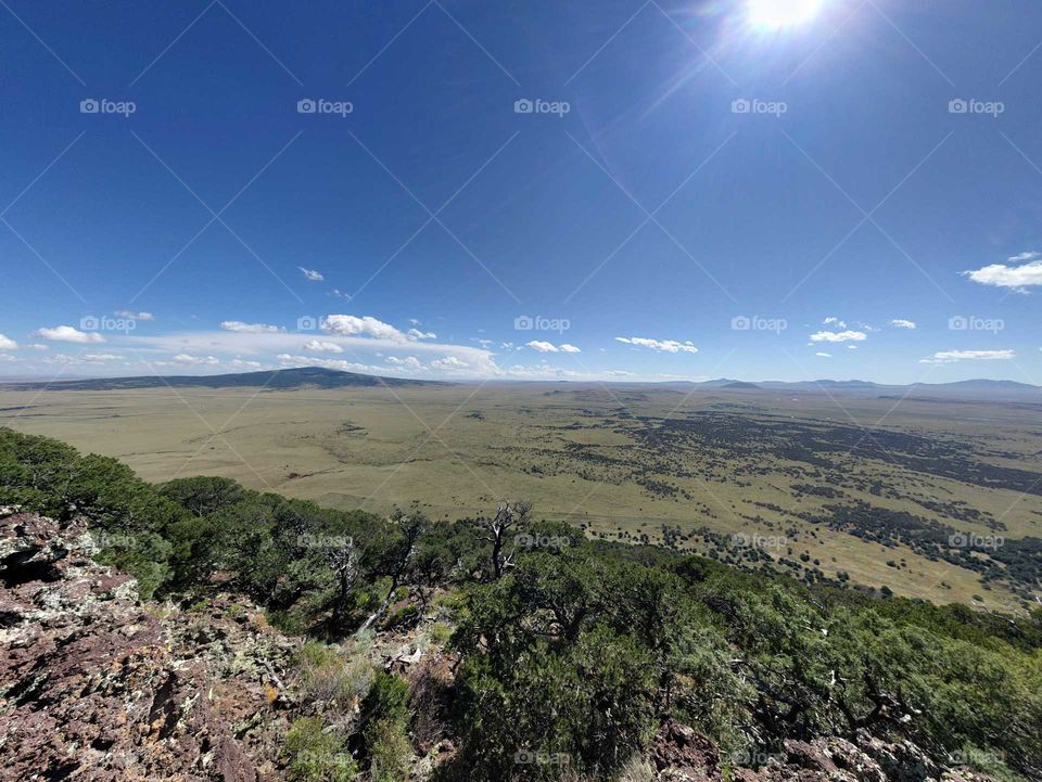 South West horizon from Capulin