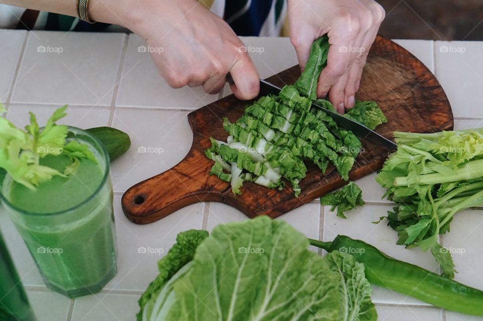 Green vegetables 