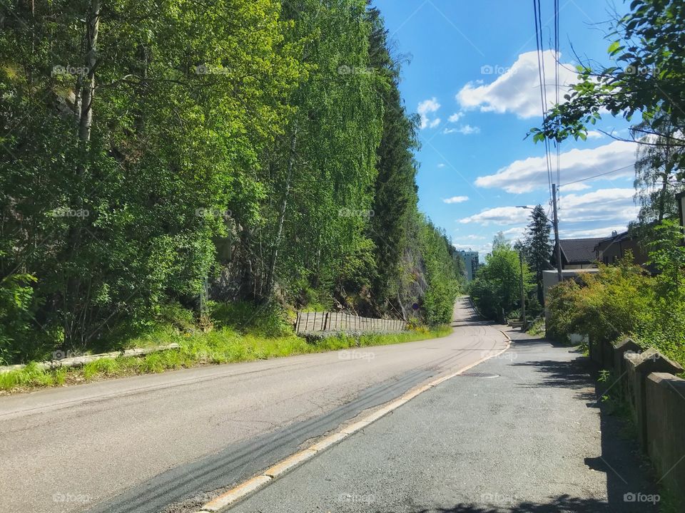 Roads with landscape 