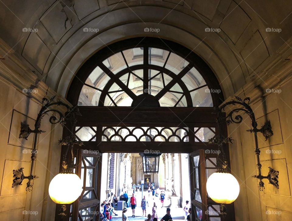 Museum arch in Florence