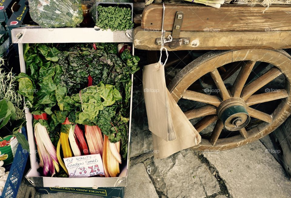 Market. Greengrocers 