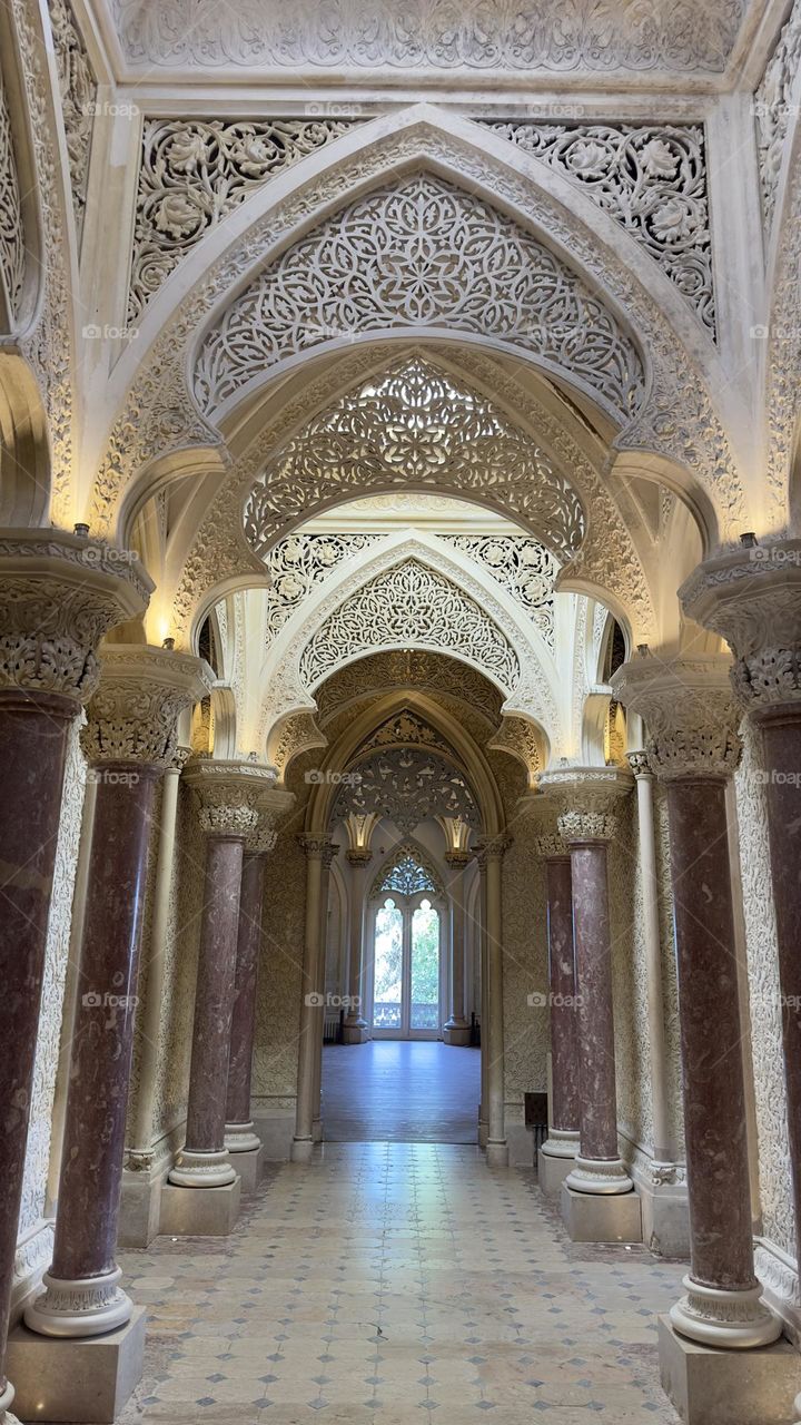 Montserrat Palace in Sintra, Portugal