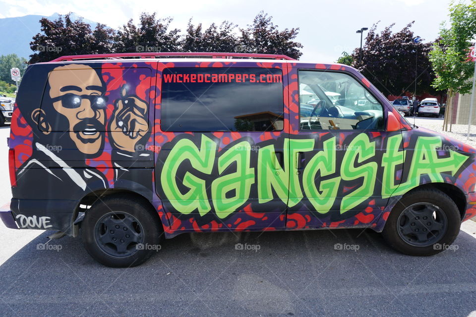 Wicked camper van