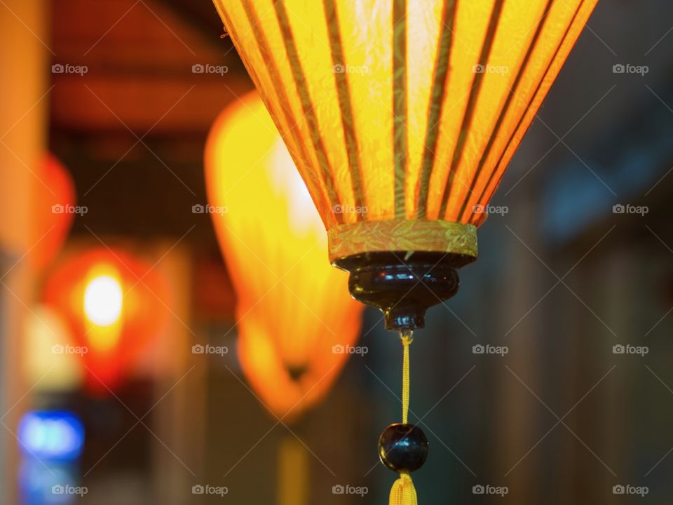 Lanterns, Can Tho market, vietnam 
