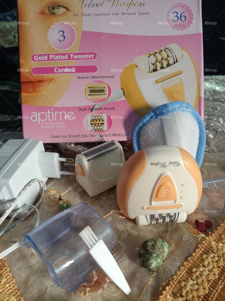 Aptime device for hair removal