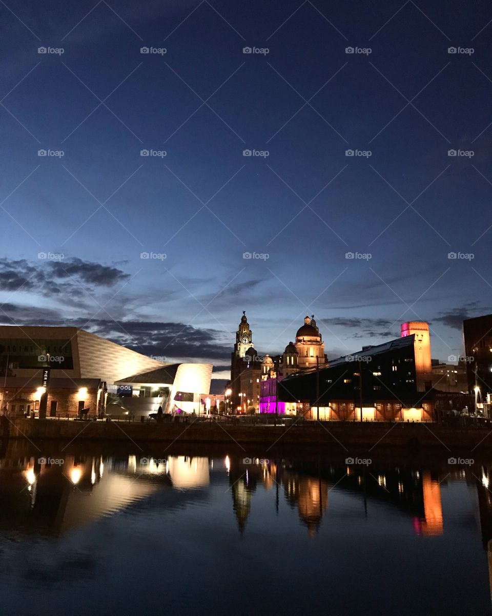 Liverpool in reflection 