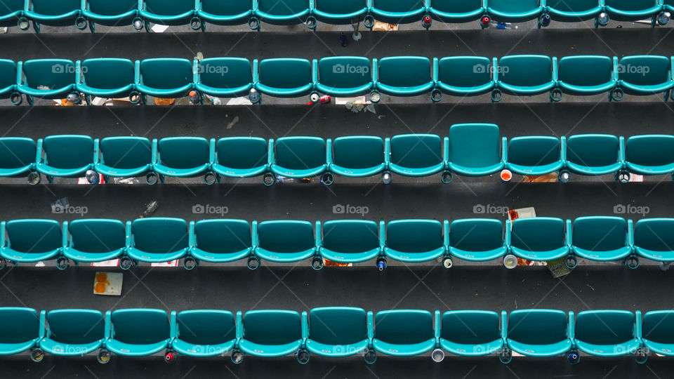 Empty seats Hard Rock Stadium Miami