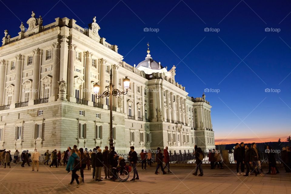 The amazing Palacio Real in Madrid 