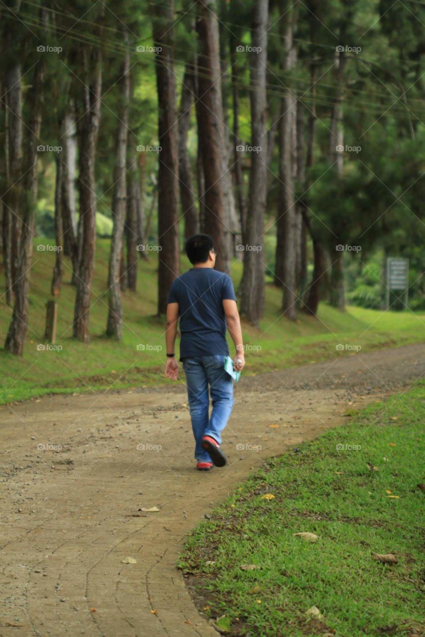 Don't look back just keep walking..