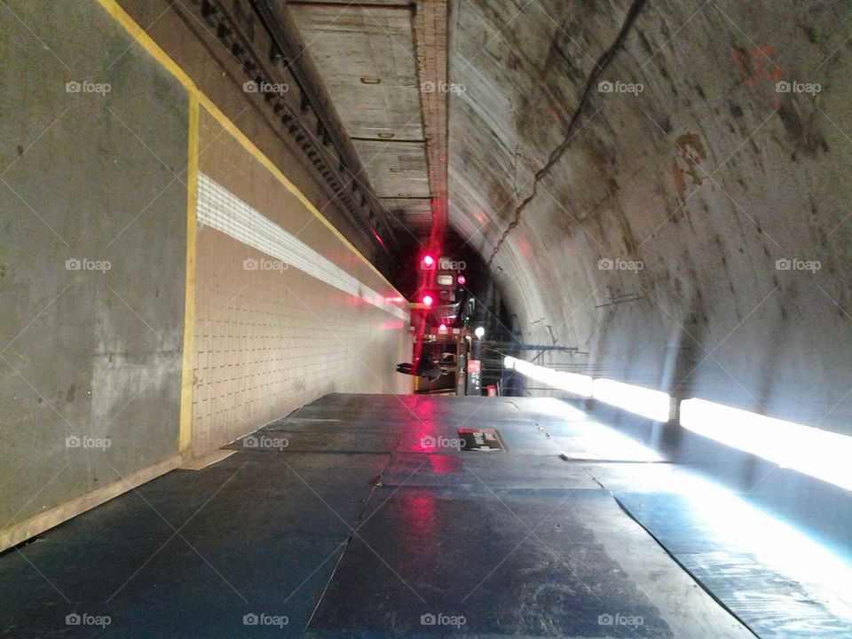 Tunnel, Subway System, Blur, Transportation System, Road