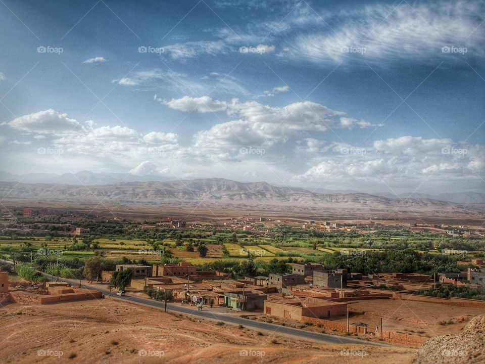 The perfect symmetry. between nature and humans.

Photo taken in Morocco