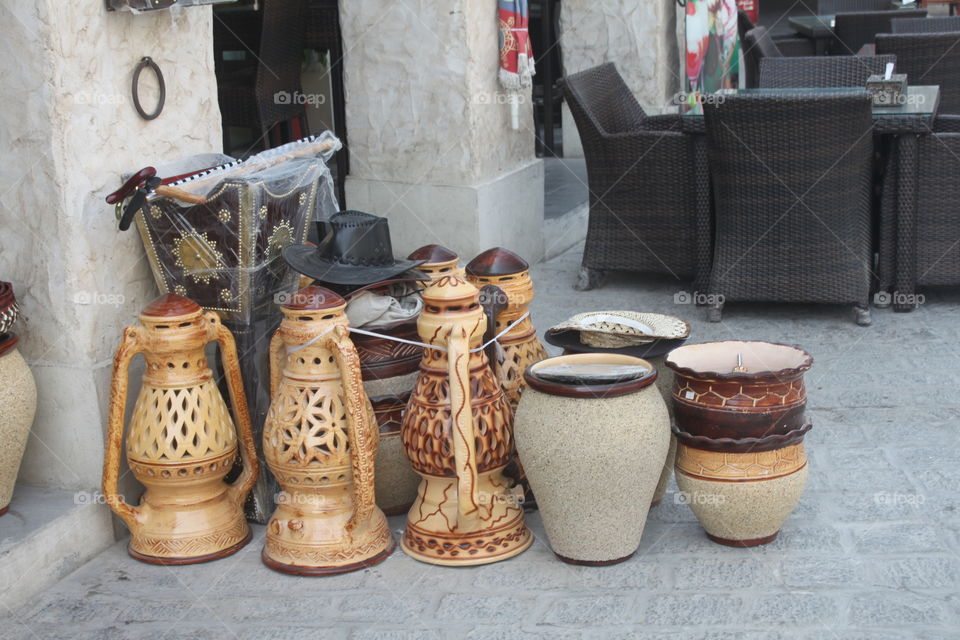 Container, No Person, Pottery, Vase, Group
