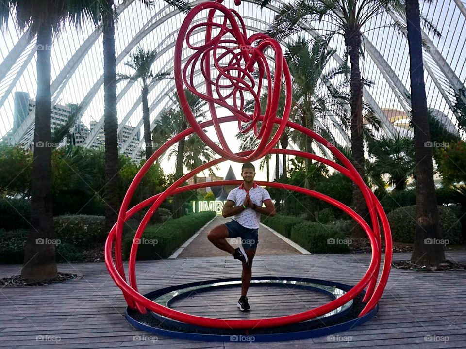 Park#greenarea#palms#human#yoga#position