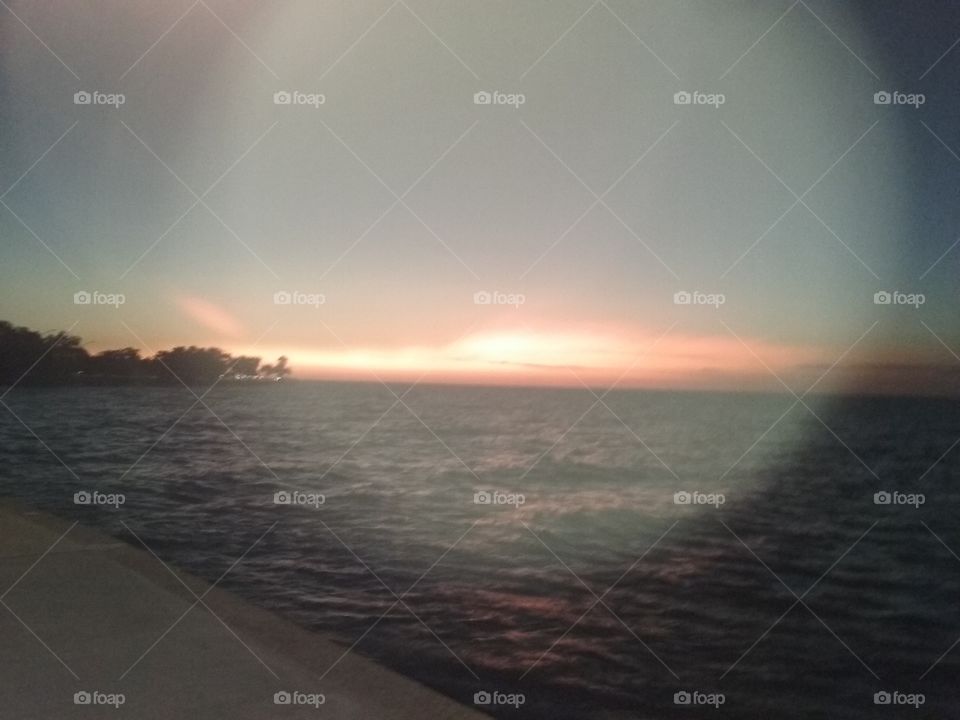Louisiana Lake Front at Dusk