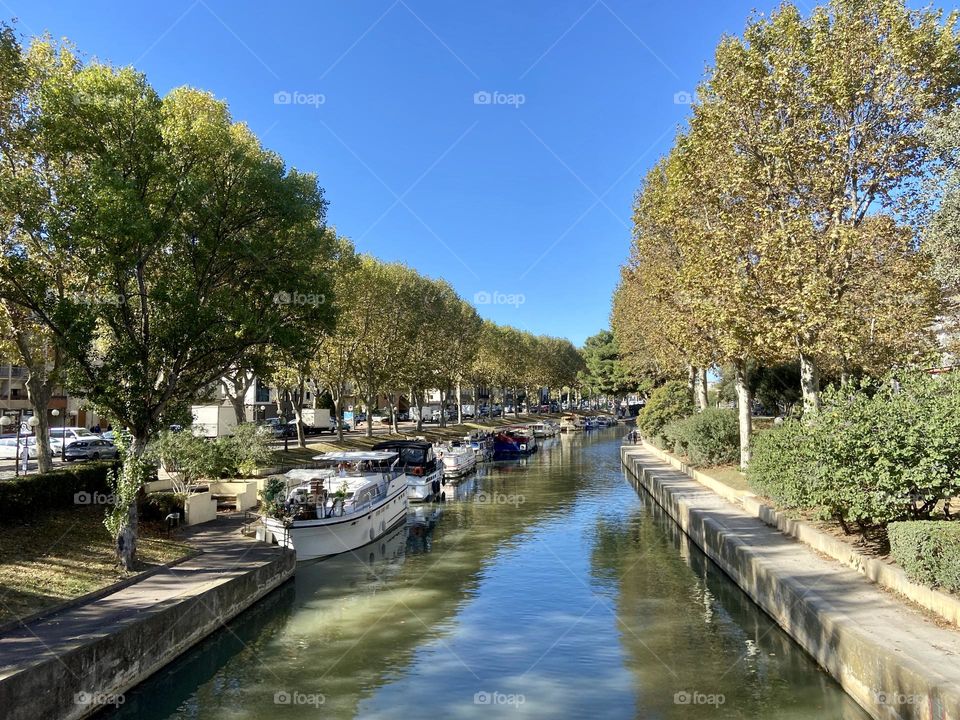Canal in narbonne 
