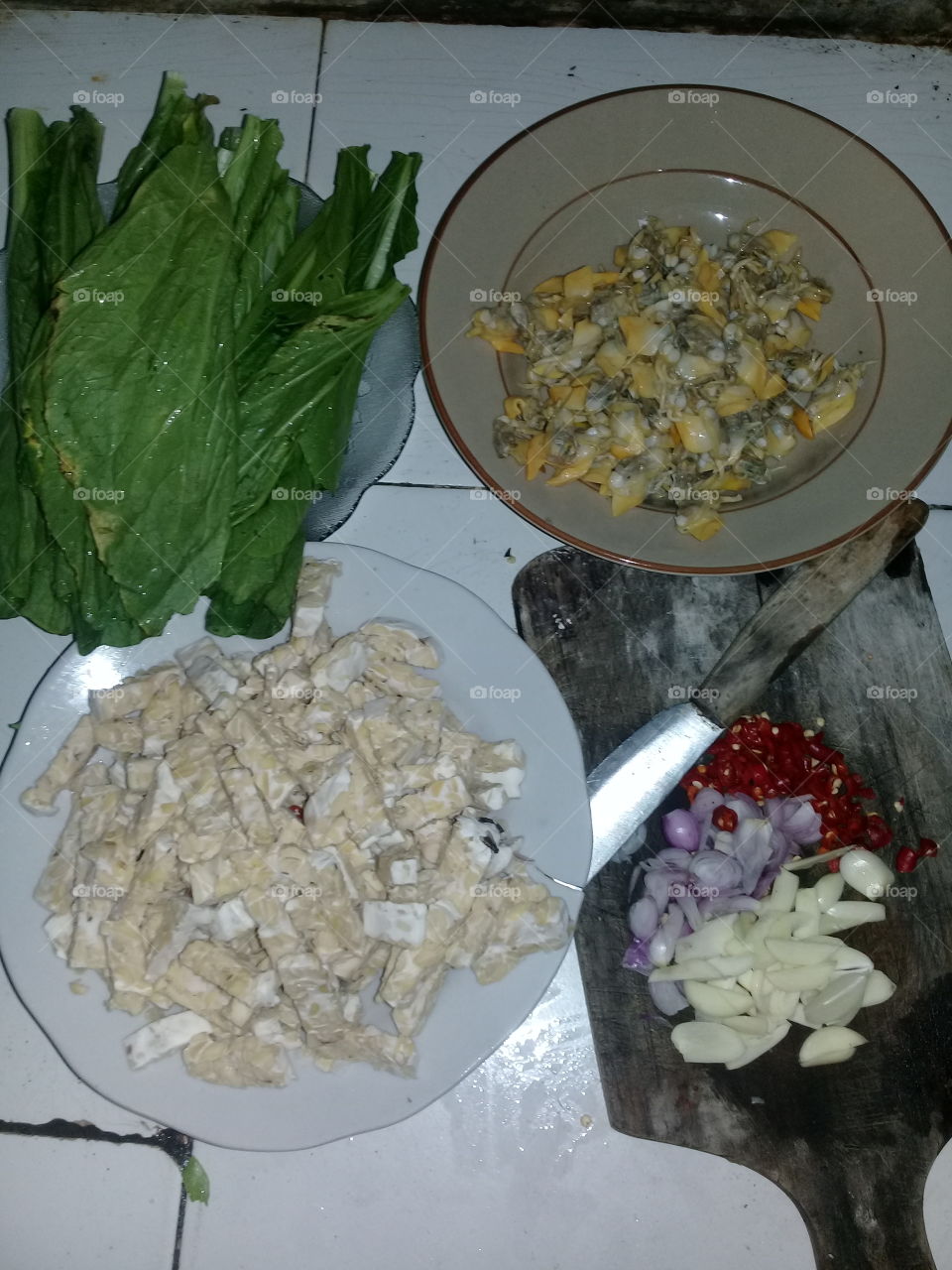 ingredients to make 'kerang kijing'