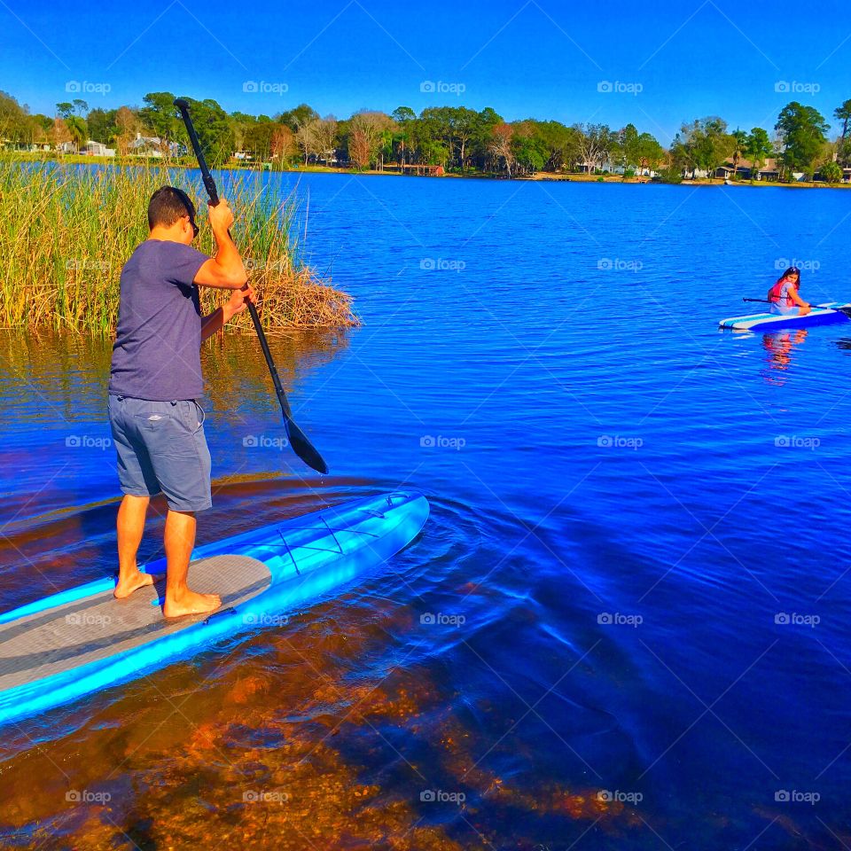 Paddle boarding 