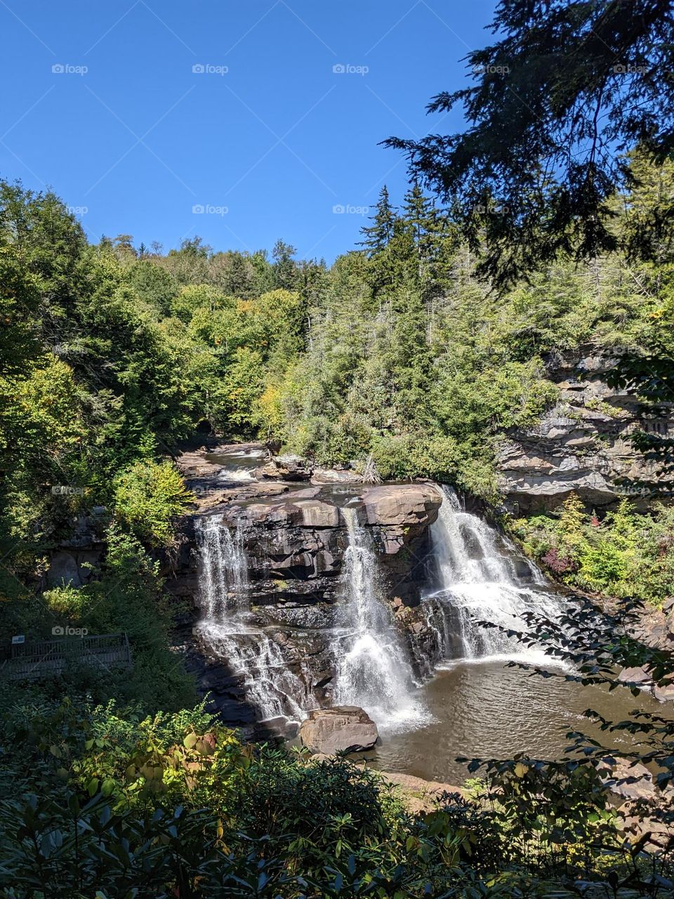 Blackwater Falls State Park in West Virginia USA