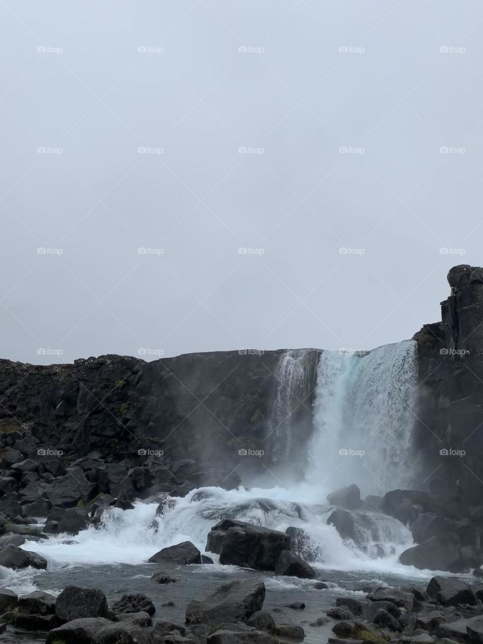 Waterfall in Iceland