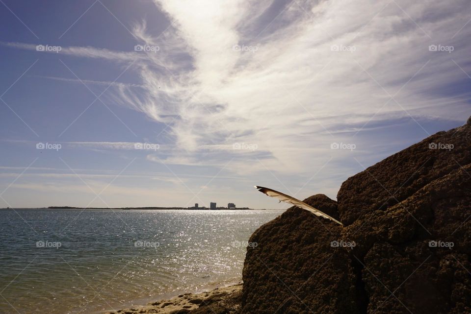 beautiful beach of Setúbal Portugal