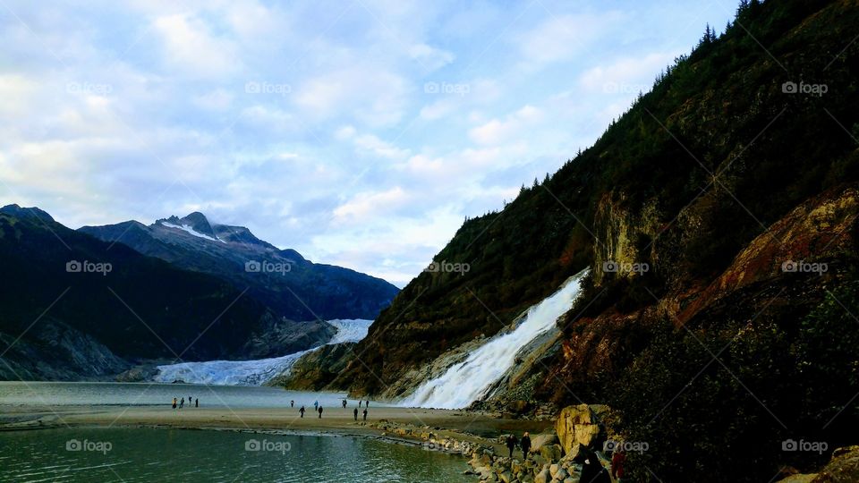 Glacier and Waterfall
Alaska